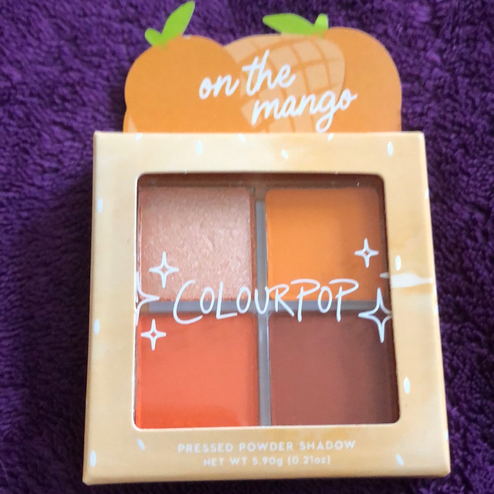 ColourPop On the Mango pressed powder palette